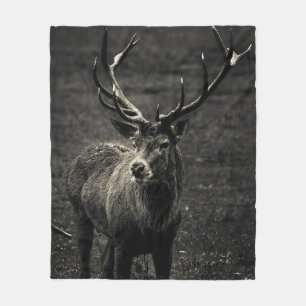 DEER 12 POINT BUCK FLEECE BLANKET