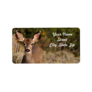 Deer Address Sticker