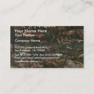 Deer And Boar Hunting By Cranach D. Ä. Lucas (Best Business Card