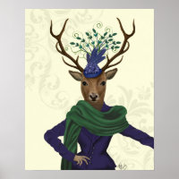 Deer and Fascinator