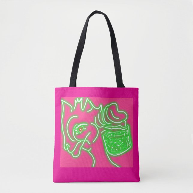 Deer and Its Magic Pearl Pouch Tote Bag (Front)