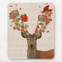 Deer and Love Birds