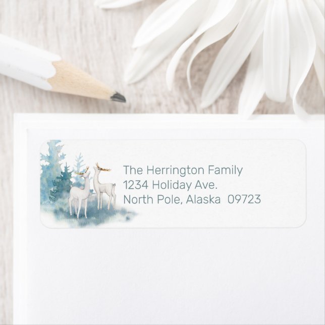 Deer and Pine Trees in Pastels (Insitu)