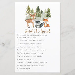 Deer animal adventure Woodland Find the Guest Game
