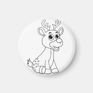 Deer Animal Fawn Baby Young Animal Cute Postcard P Magnet