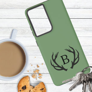 Deer Antler Monogram Samsung Galaxy Case