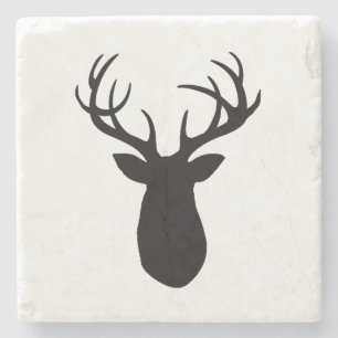Deer Antler Mountain Marble Stone Coaster