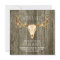 Deer Antler Rustic Wood Southwestern Wedding