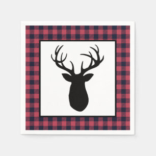 Deer Antler Wilderness Mountain Napkin