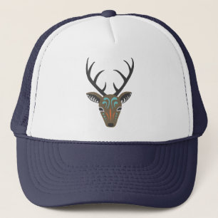 Deer Antler Woodland Wildlife Modern Totem Hat