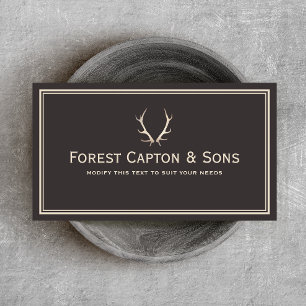 Deer Antlers Business Card