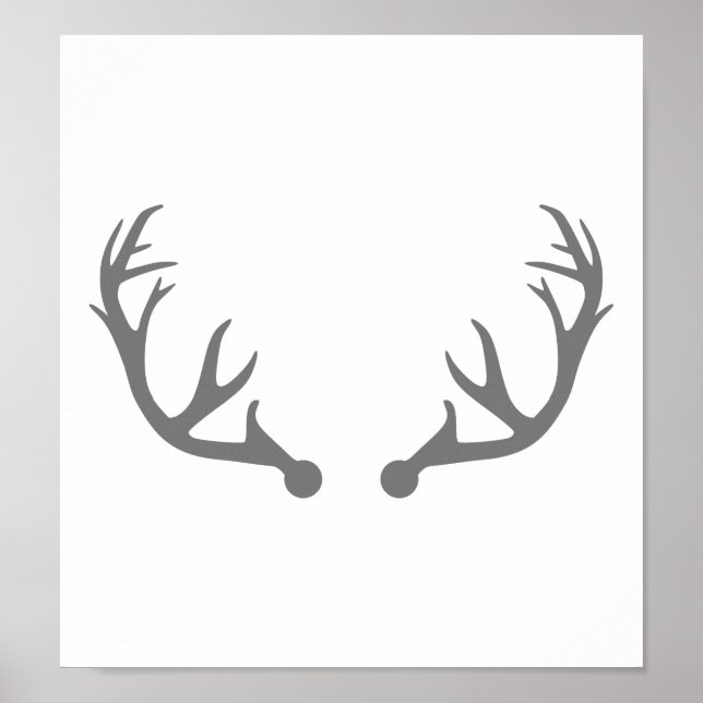 Deer antlers poster (Front)
