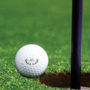 Deer Antlers & Wild Nature Golf Balls