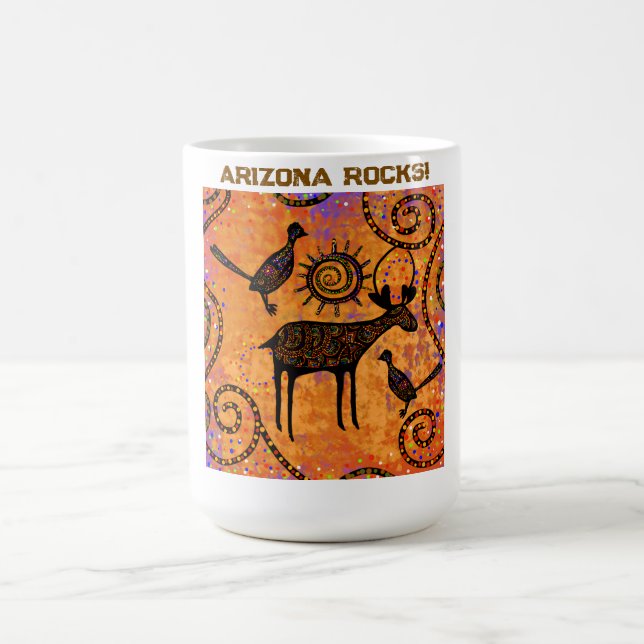 Deer Art Coffee Mug (Center)