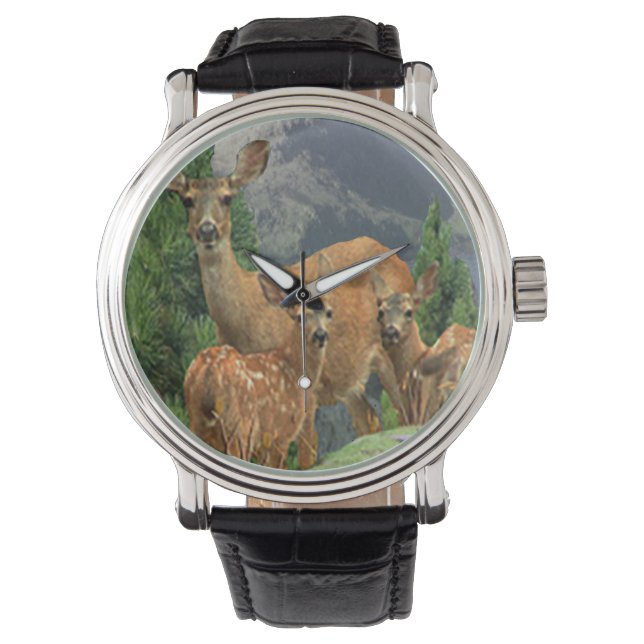 Deer art watch (Front)