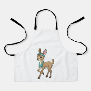 Deer at Fitness with Towel Apron