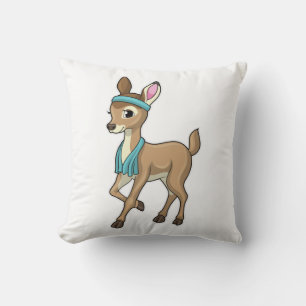 Deer at Fitness with Towel Cushion