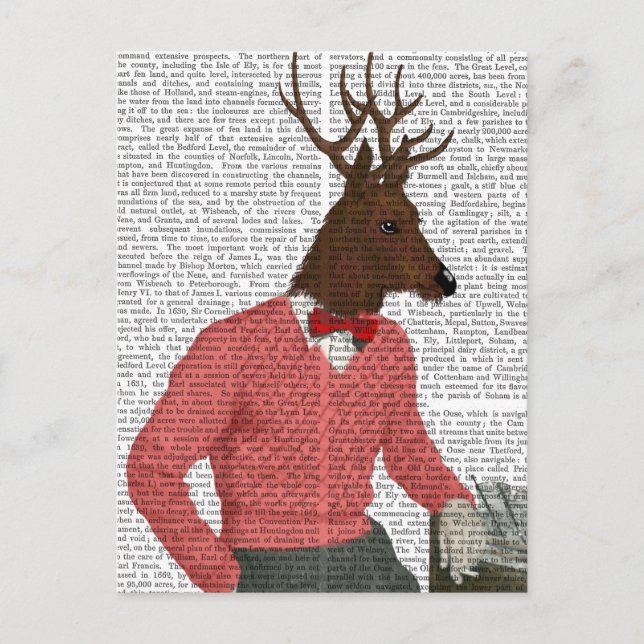 Deer At The Bar Postcard (Front)