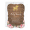 Deer baby shower invite Woodland Girl Floral Wood