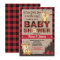 Deer baby shower lumberjack couples baby shower