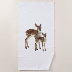 Deer Beach Towel