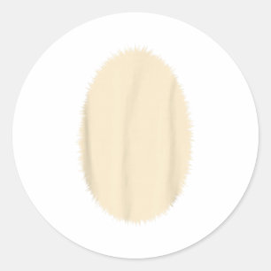 Deer Belly Costume Funny Reindeer Sven Adult Cute Classic Round Sticker