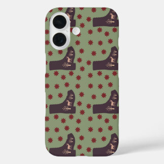 deer boots green iPhone 16 case