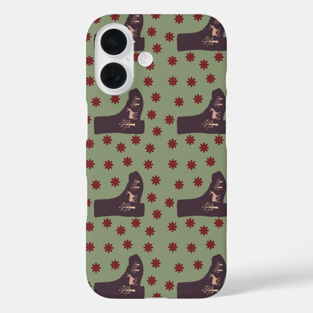 deer boots green Case-Mate iPhone case (Back)