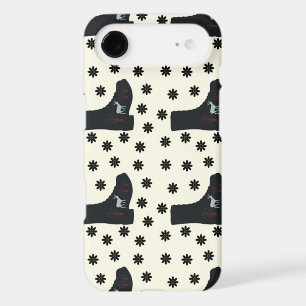 deer boots white black