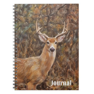 Deer Buck Antlers Art Nature Journal