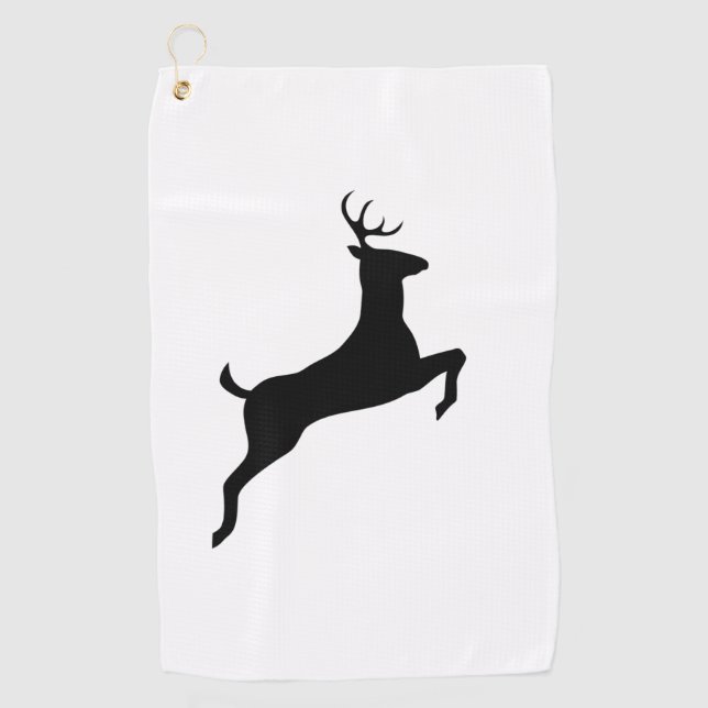 Deer Buck Golf Towel (Front)