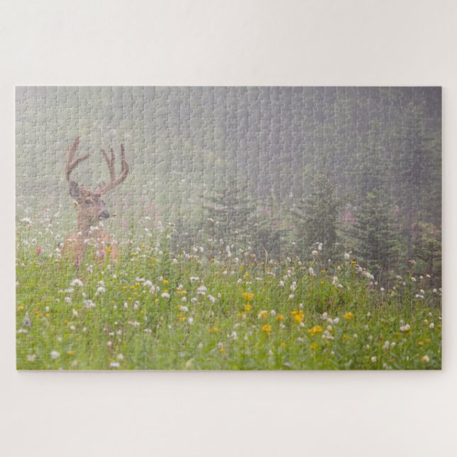 Deer Buck | Mount Rainier National Park Jigsaw Puzzle (Horizontal)