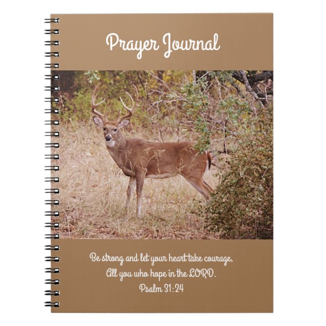 Deer Buck Prayer Journal (Front)