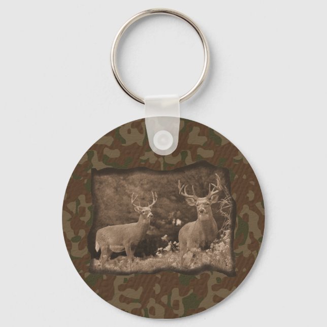 Deer Camo Keychain (Front)