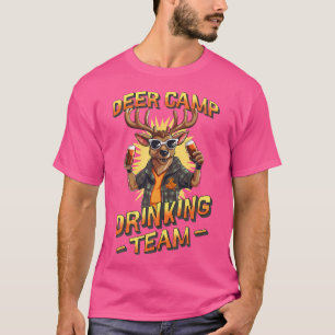 Deer Camp Drinking Team - Funny Hunting T-Shirt