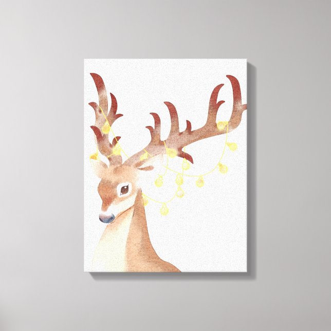 Deer Canvas painting  (Front)