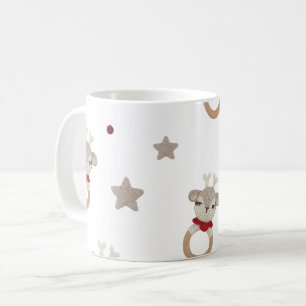 Deer cartoon coffee mug