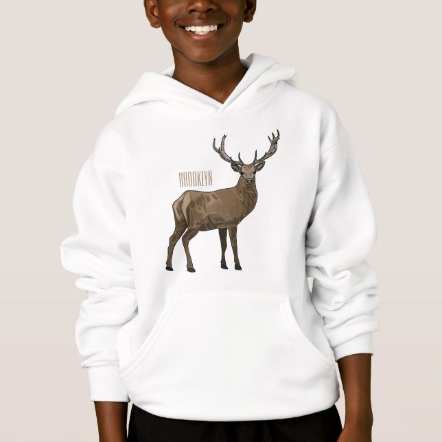 Deer cartoon illustration (Front)