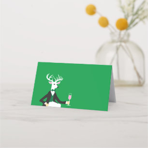 Deer Cheers Place Card