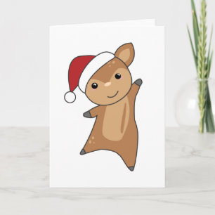 Deer Christmas Deer Winter Animals Card