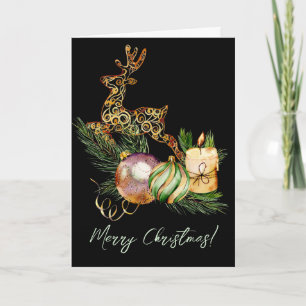 Deer Christmas Greeting Card