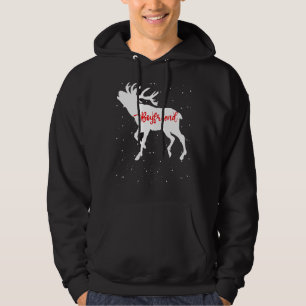 Deer Christmas Matching Family Boyfriend Pyjamas C Hoodie