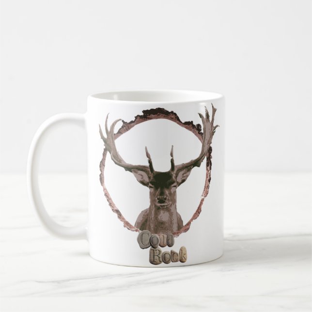 Deer coffee mug. coffee mug (Left)