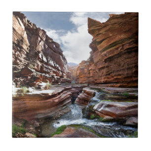Deer Creek Narrows Waterfalls - Grand Canyon Tile