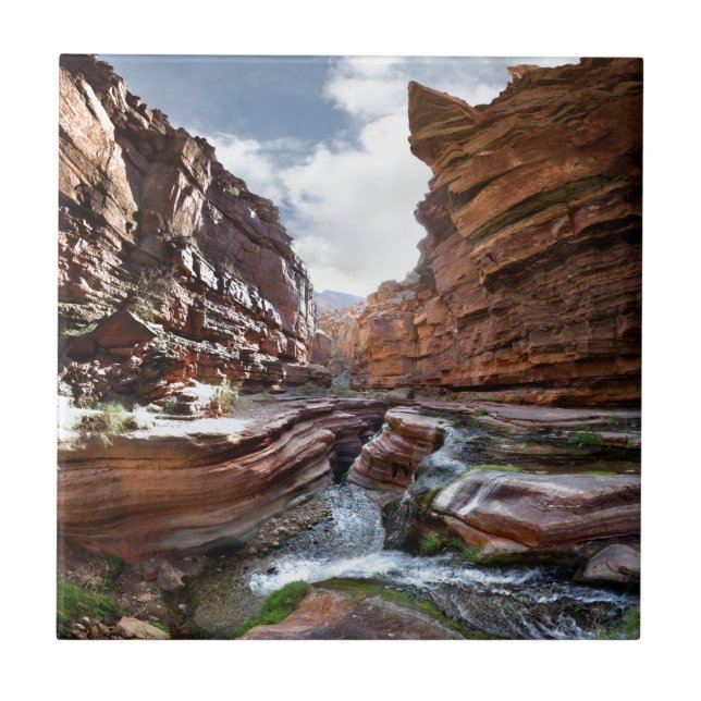 Deer Creek Narrows Waterfalls - Grand Canyon Tile (Front)