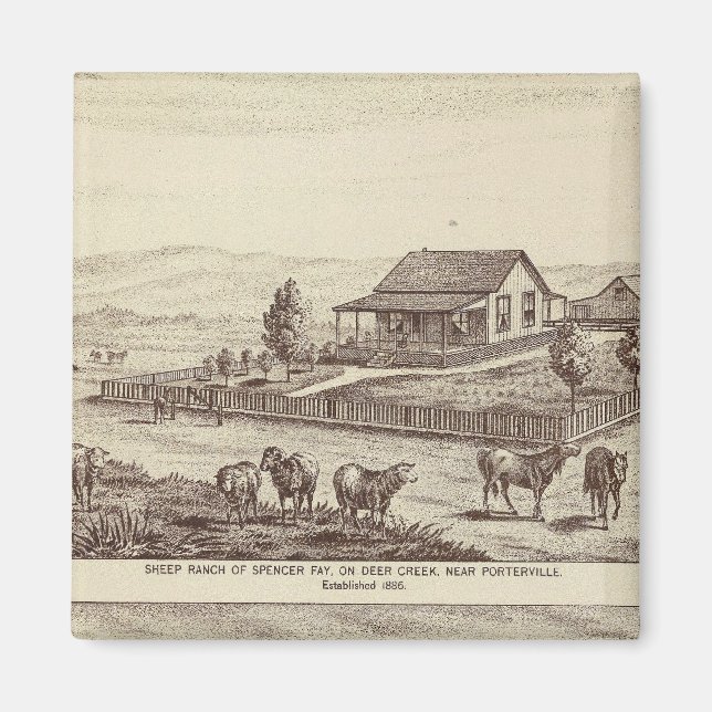 Deer Creek sheep ranches Magnet (Front)