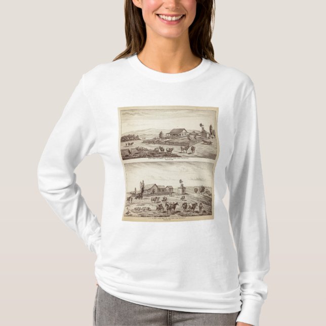 Deer Creek sheep ranches T-Shirt (Front)
