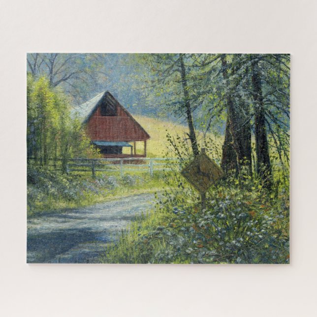 "Deer Crossing" Jigsaw Puzzle (Horizontal)