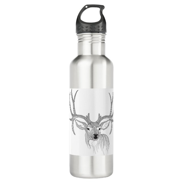 deer,deer hunting,mule deer,baby deer,white tail 710 ml water bottle (Front)