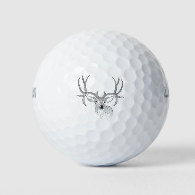 deer,deer hunting,mule deer,baby deer,white tail golf balls (Front)